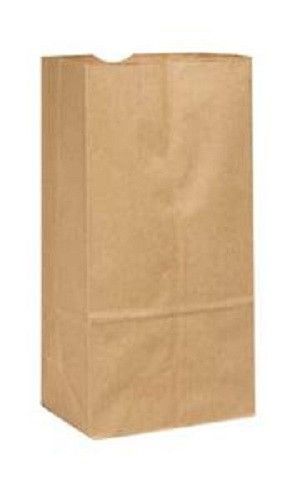 250 BIG BROWN KRAFT GROCERY 6x4x12 SHOPPING Merchandise Paper Bags 8LB NEW