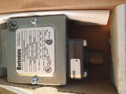 New barksdale econ-o-trol e1h-h250 pressure actuated switch industrial for sale