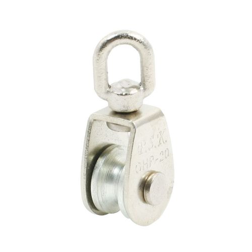 Stainless Steel 25mm Dia Swivel Eye Rope Pulley Lifting Crane Tool