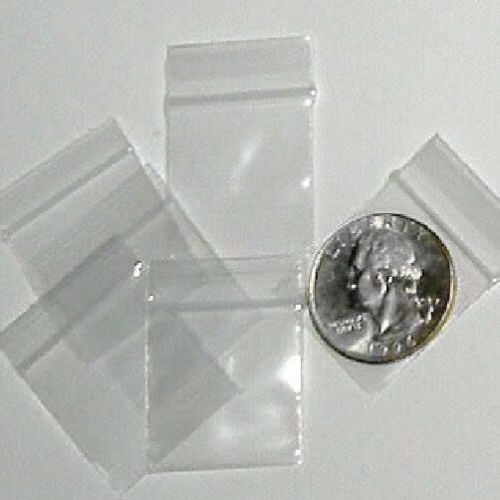 200 Clear 1010 Baggies 1 x 1 in. Small Ziplock Bags