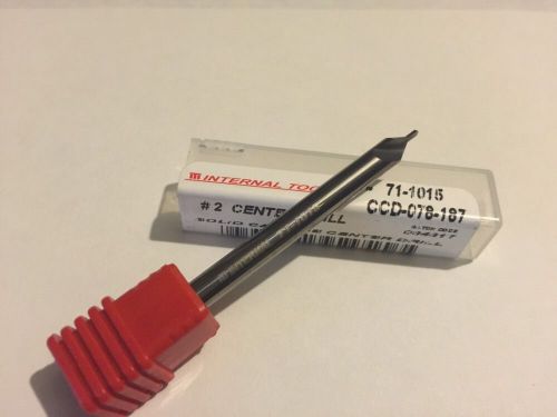 #2 CARBIDE CARBIDE CENTER DRILL INTERNAL TOOL #71-1015