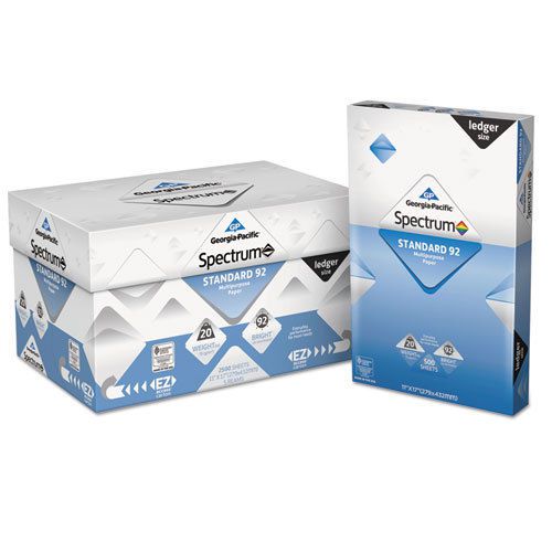 Spectrum standard 92 multipurpose paper, 20lb, 11 x 17, white, 2500 shts/ctn for sale