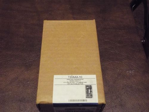 **New** Johnson Controls T22AAA-1C Heating Thermostat 40/90 Deg F 6 FLA @ 120VAC