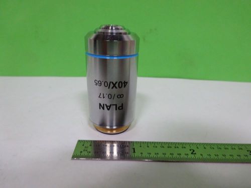 MICROSCOPE PART OBJECTIVE AMSCOPE PLAN 40X NEW OPTICS AS IS BIN#72-M-22