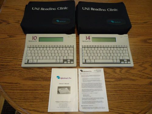 Alphasmart pro model #: alf-c01, word processor, pc &amp; mac compatible, with case for sale