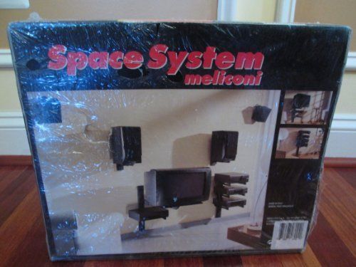 Meliconi Space System Box Wall Fixture for Audio System Multisupport up to 44 Lb