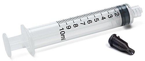CML Supply Dispensing Syringes 10cc / 10ml pack of 10 with tip caps 911-010