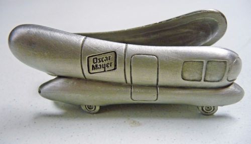 Oscar Mayer Business Card Holder Pewter USA