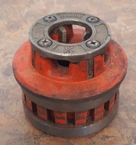 Ridgid 3/4&#034; 12R PVC Pipe Threader Die Head