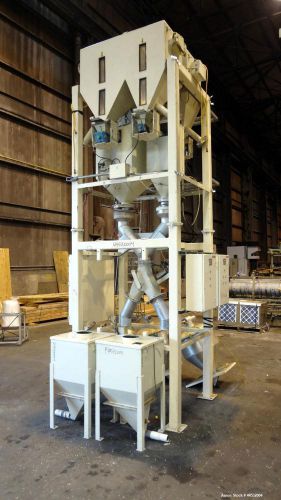 Used- pacific engineering 4 compartment weigh scale blender, model mbwb-iv, carb for sale