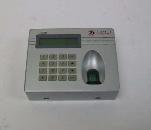 Futronic FinLock FS20 Fingerprint Keypad Security Panel - UNTESTED