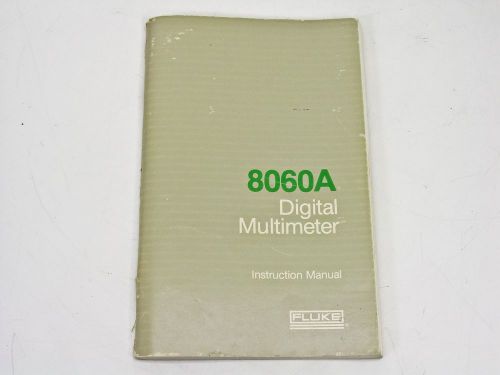 Fluke 8060A Instruction Manual