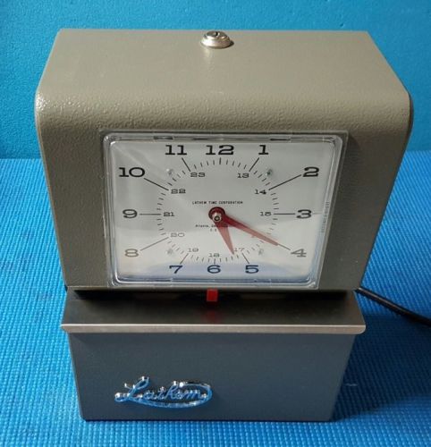 Lathem Heavy-Duty Automatic 2 Color Time Recorder 4001