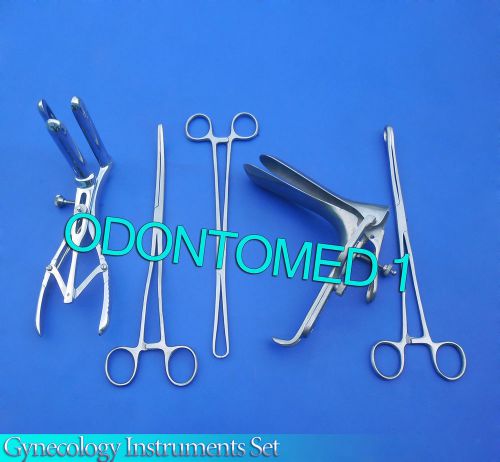 Exam Set w/Mathieu+Graves Speculum Medium+Spong Forceps Gynecology instruments