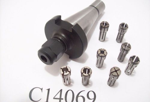 DA300 NMTB 30 QUICK CHANGE COLLET CHUCK W/ EIGHT DA 300 COLLETS LOT C14069