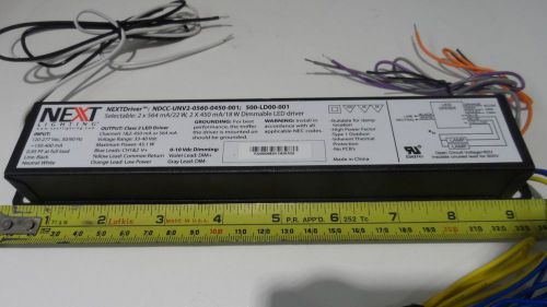 Next lighting led driver dimmable 2 channel selectable 120/277 vac 22/18 watt for sale