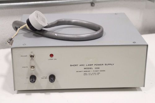 Electro PowerPacs Co 1230 Short ARC Lamp Power Supply 100W Hg100W