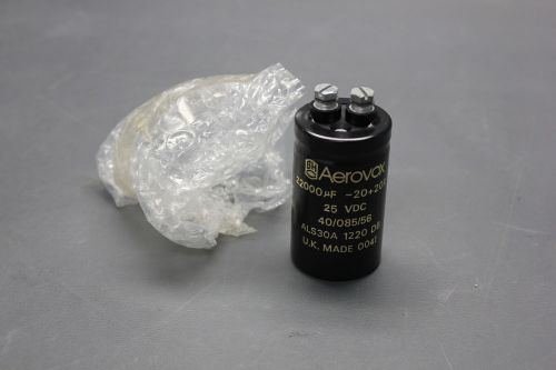 NEW AEROVOX 22,000uF 25V SCREW TERMINAL ELECTROLYTIC CAPACITOR ALS30A(S23-1-67A)