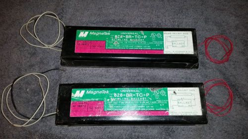 LOT OF 2 MAGNETEK 828-BR-TC-P UNIVERSAL BALLAST 277V AC LIGHTING