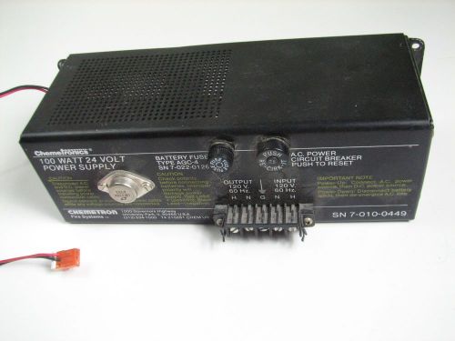 Chemetronics POWER SUPPLY 100WATT 24VOLT 7-010-0449 70100449