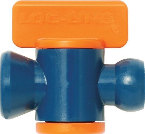 Loc-Line Coolant Hose Component, Acetal Copolymer, In-Line Valve, 1/4&#034; Hose ID,