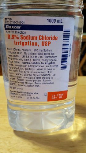 .09% sodium chloride irrigation  case of 12