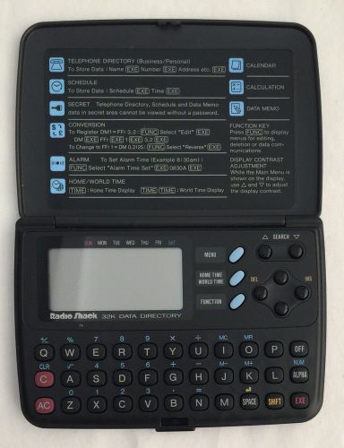 Radio Shack EC-346 Electronic Organizer Data Directory 32K Data Share RARE!