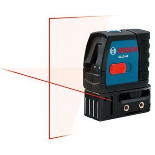 Bosch GLL2-40 Self-Level Cross Line Laser, Up To 30 Feet