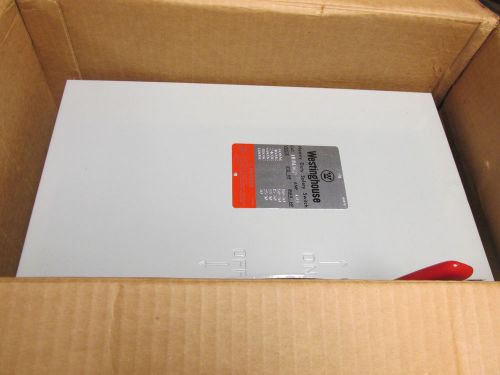 NIB .. Westinghouse Heavy Duty Safety Switch 60A, 600V Cat# HUN362 .. UK-204