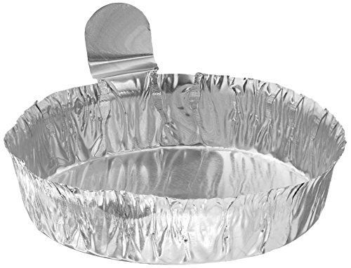 Heathrow Scientific HD14521B Aluminum Medium Weighing Boat, 57mm Diameter x 14mm