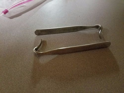 Lot of Two (2) Stainless Blount Knee Retractors