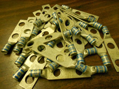 Burndy yav6c-l2tc38-fx copper compression lug lot of 50 yav6cl2tc38fx for sale