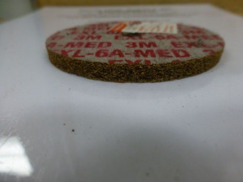 Abrasive convolute deburring wheel 3&#034;diax1/4&#034;wide 6a exl medium 3m{usa}new $3.50 for sale