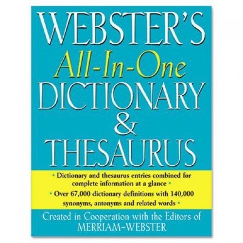 Merriam-Webster Notebook Dictionary, Three Hole Punched, Paperback, 80 Pages