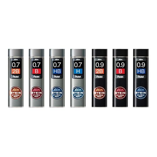 Pentel C277 2B,B,H,HB Refill Leads(1pc Each)+C279 2B,B,HB Refill Leads(1pc Each)