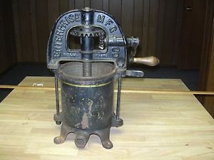 VINTAGE apple grape ENTERPRISE  fruit press sausage stuffer no. 25