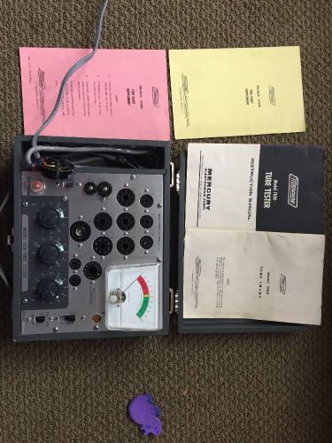 MERCURY 1100 TUBE TESTER WITH INSTRUCTION &amp; TUBE DATA MANUAL