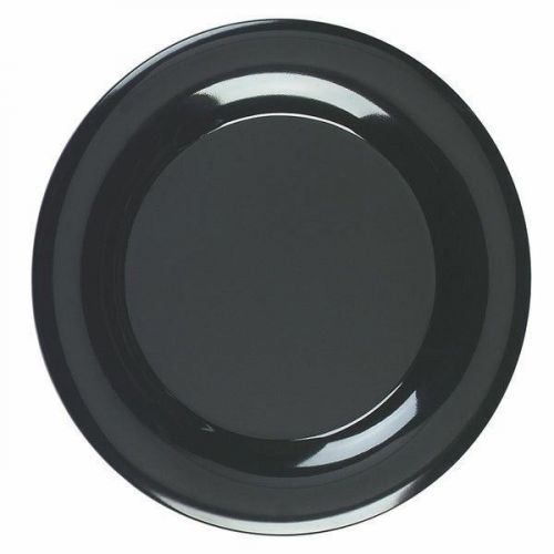 Carlisle Black Palette Design Wide Rim Round Platter 19 inch