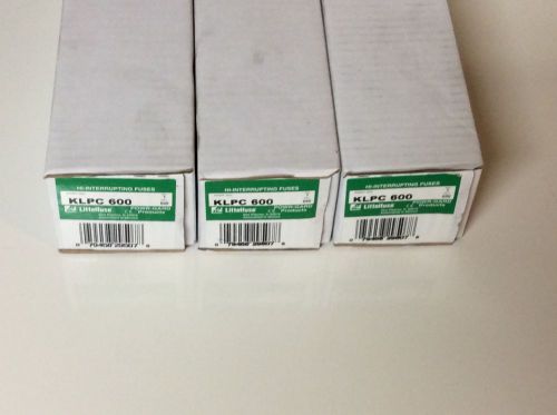 KLPC 600 Amp Fuses Lot Of 3