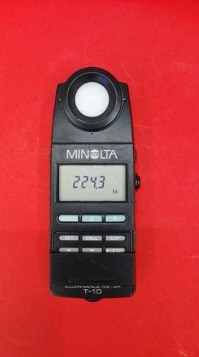 KONICA MINOLTA T-10 Illuminance Meter 1pcs used