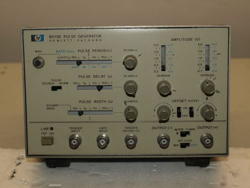 Hp 8013B Pulse generator Dual Output 50Mhz  RE0000000332