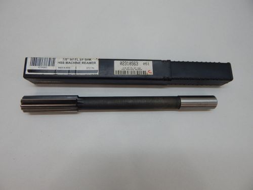 7/8&#034; machine reamer hss straight flute 3/4&#034; shank interstate for sale