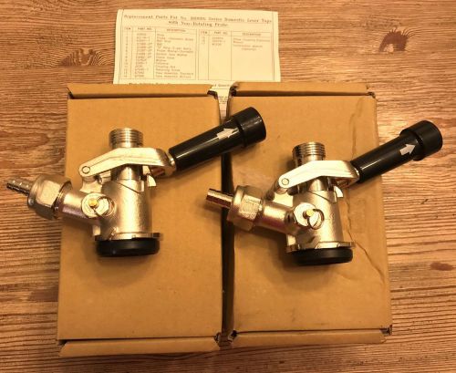 New 2 Perlick American Sankey Keg Coupler Beer Tap Type D System NIB Domestic