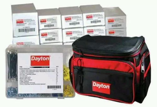 HVAC Service Kit, Dayton, 19L413 capacitors assortment.  MFD