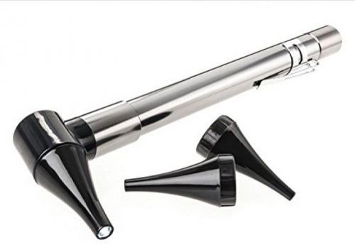 Third Generation Dr Mom Slimline Stainless LED Pocket Otoscope Now Includes LED