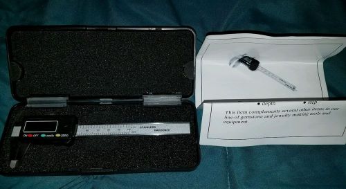 100MM High Quality 4&#034; Digital Display CALIPER W/ Black Case SAE Stainless METRIC