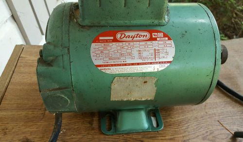 Dayton model 9K322F Industrial Motor 1 HP 1 Ph 17.8 amp. Works free usa shipping