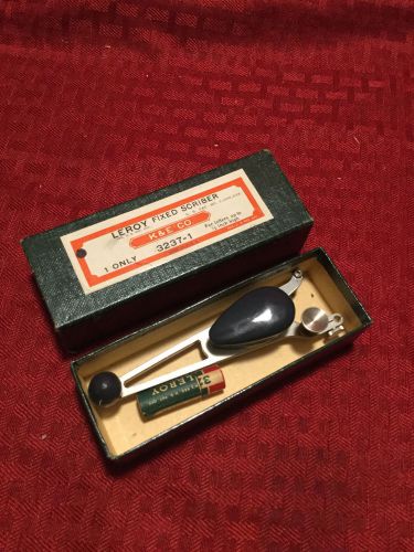 VINTAGE K&amp;E LEROY ADJUSTABLE SCRIBER #3237-3  IN BOX