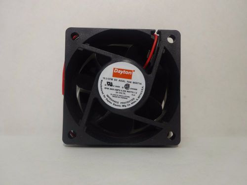 Lot of 2 dayton 6kd71a, 19.3 cfm, dc axial fan, 24v, 3800 rpm, 0.056a, 1.3w for sale