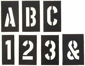 CH Hanson 10190 2inch Plastic Letter and Number 138 Piece Interlocking Stenci...